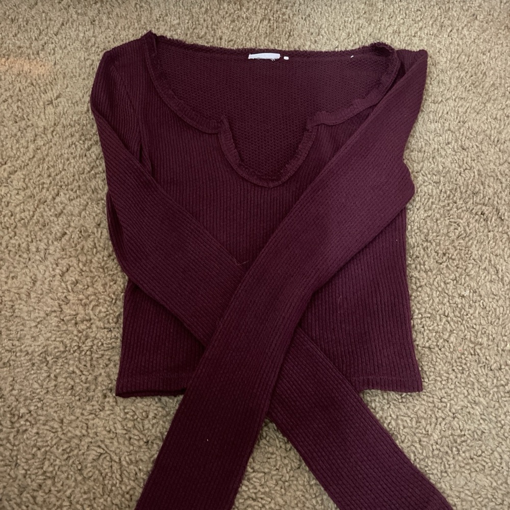 Urban outfitters knit long sleeve top